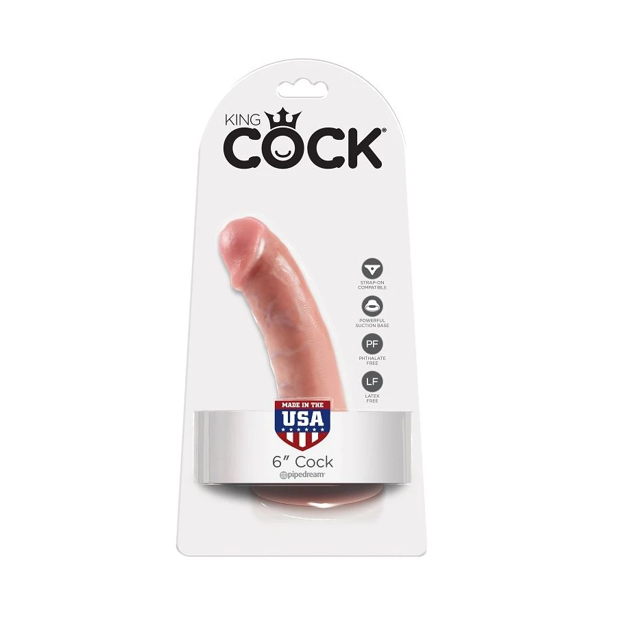 KING COCK - 6 MIES DILDO 15,2 CM